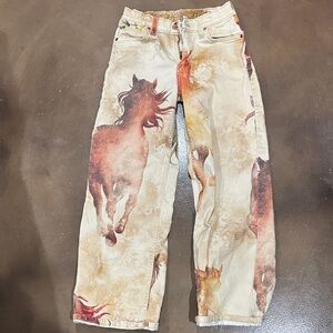 Lainey Wilson Horse Print Jean Girls 12 Regular